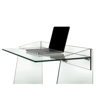 Tempered glass desk 100 cm