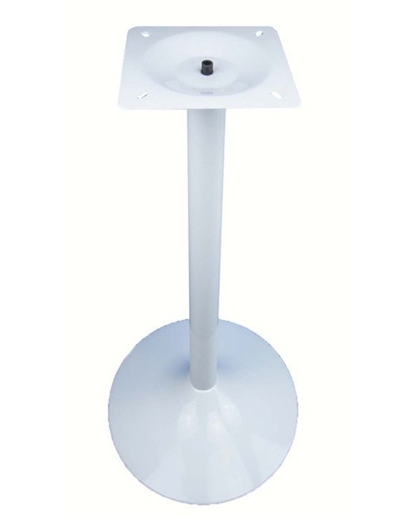 Set de Base de mesa CRISS, alta, blanca, base de 45 cms de diámetro, altura 110 cms