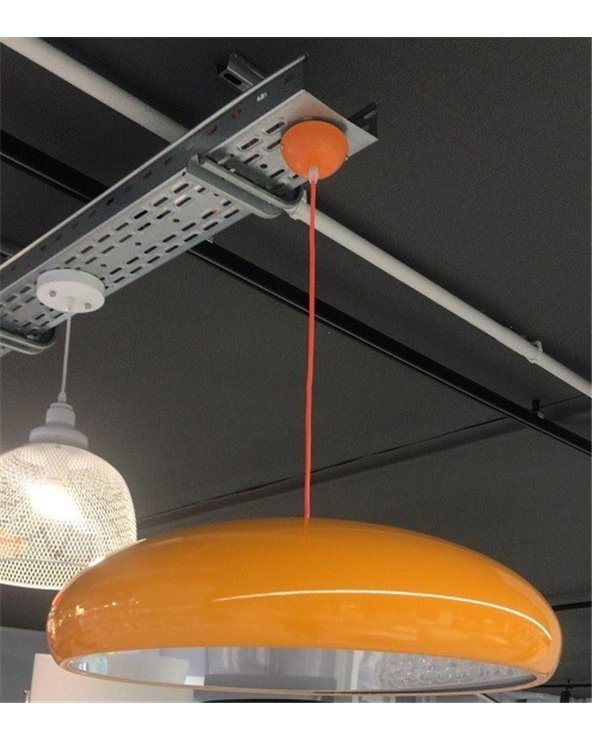 Lámpara de techo MARGOT de aluminio, color naranja