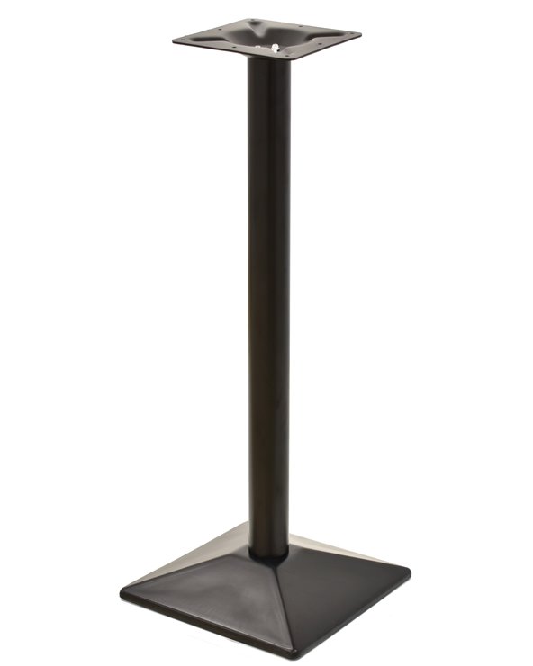 Set de Base de mesa SOHO, alta, negra, base de 40 x 40 cms, altura 110 cms