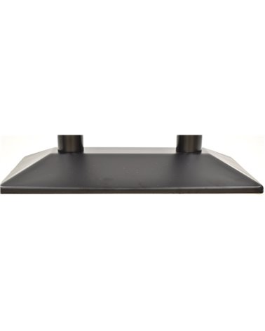 Set de 2 Bases de mesa SOHO, rectangular, negra, 70x40x72 cm