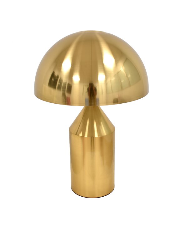 Lámpara de mesa MACAO, metal y dorada
