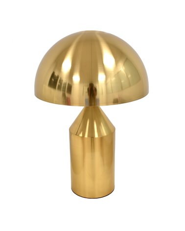 Lámpara de mesa MACAO, metal y dorada