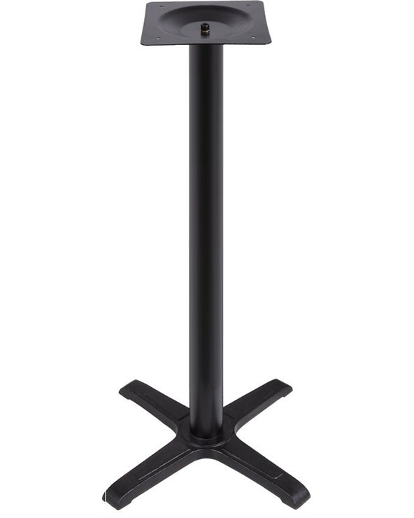 Set de Base de mesa CARIBE, alta, negra, base de 56 x 56 cms, altura 110 cms