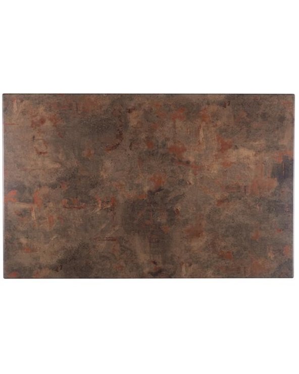 Set de Tablero de mesa Werzalit-Sm, MARRÓN ÓXIDO 223, 120 x 80 cms*
