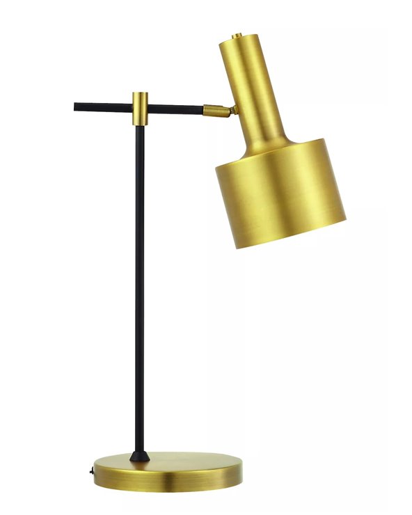 Lámpara de mesa dorada MATSU, metal