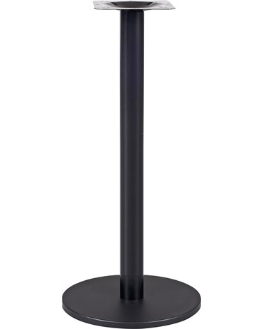 Base de mesa BOHEME, alta, negra, 43 cms de diámetro, altura 110 cms