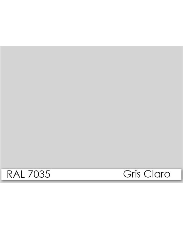 Armario OLIMPO, metálico, puertas abatibles, gris ral 7035, 90x46x185 cms