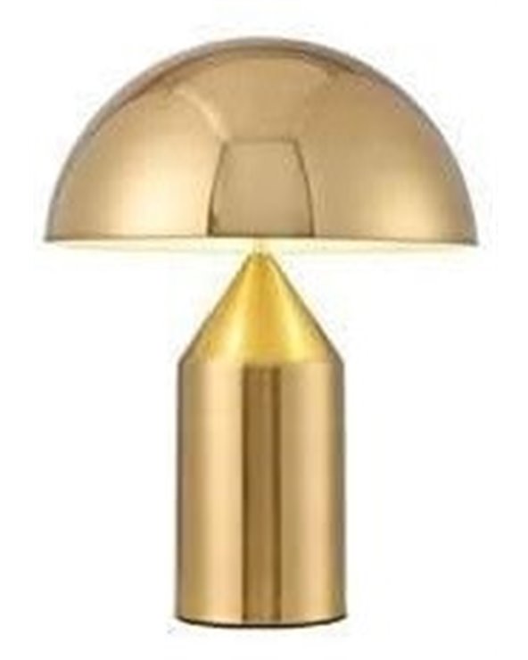 Lámpara MACAO H37, sobremesa, metal, dorada